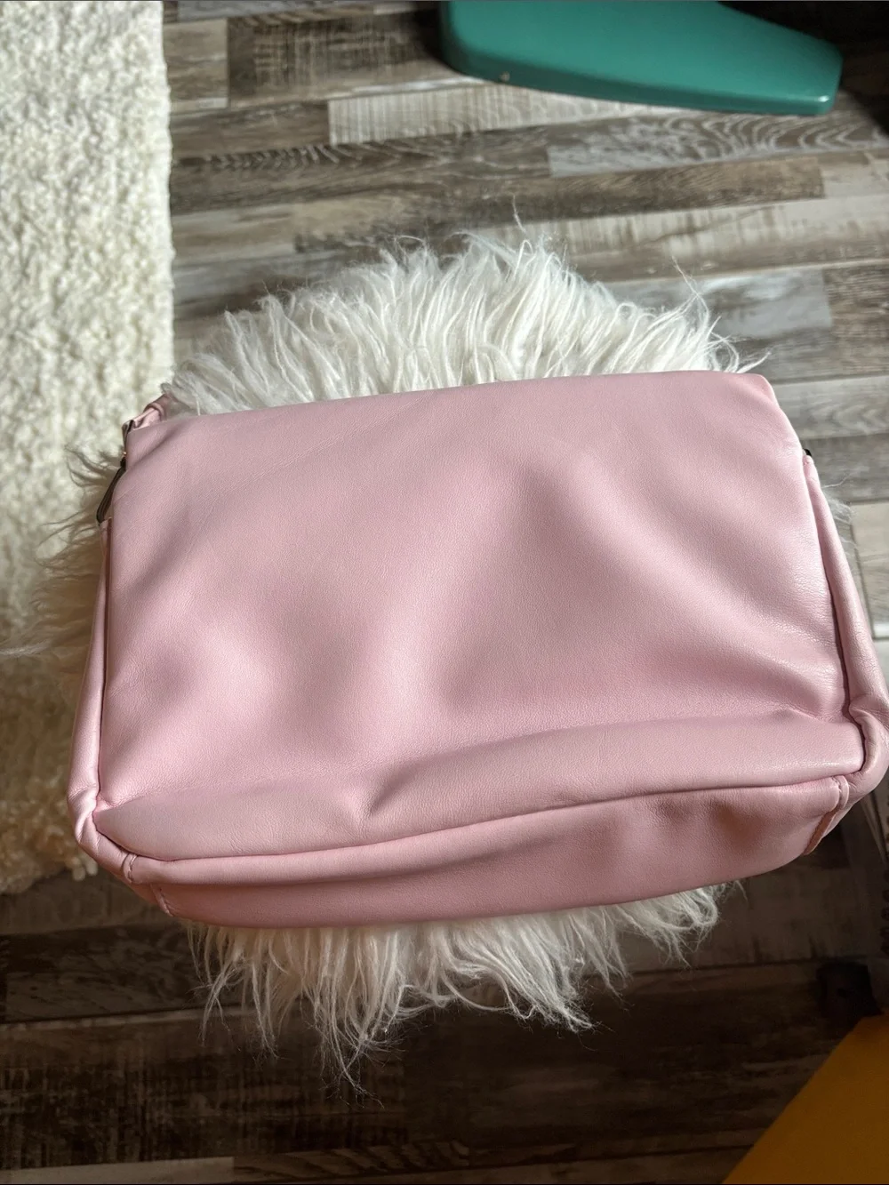 Steve Madden Logo Quilted Pink Bag